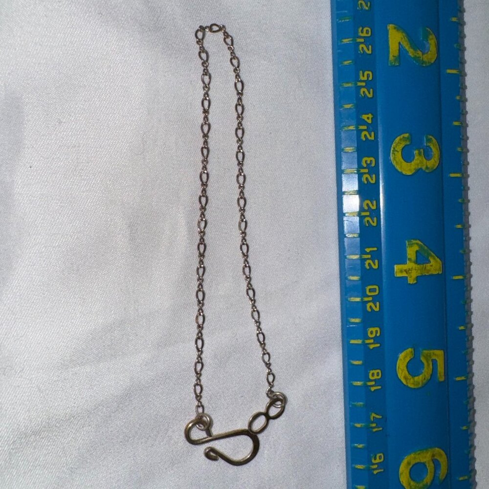 8" Long Sterling Silver Figure 8 Bracelet